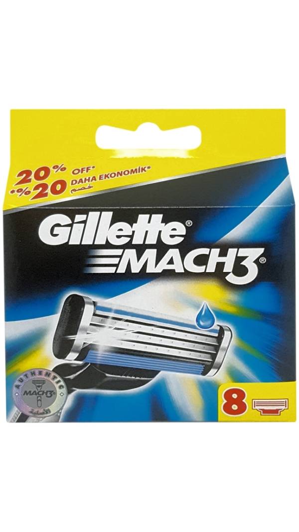 Gillette mach3 8pcs shaving blade | Alliance